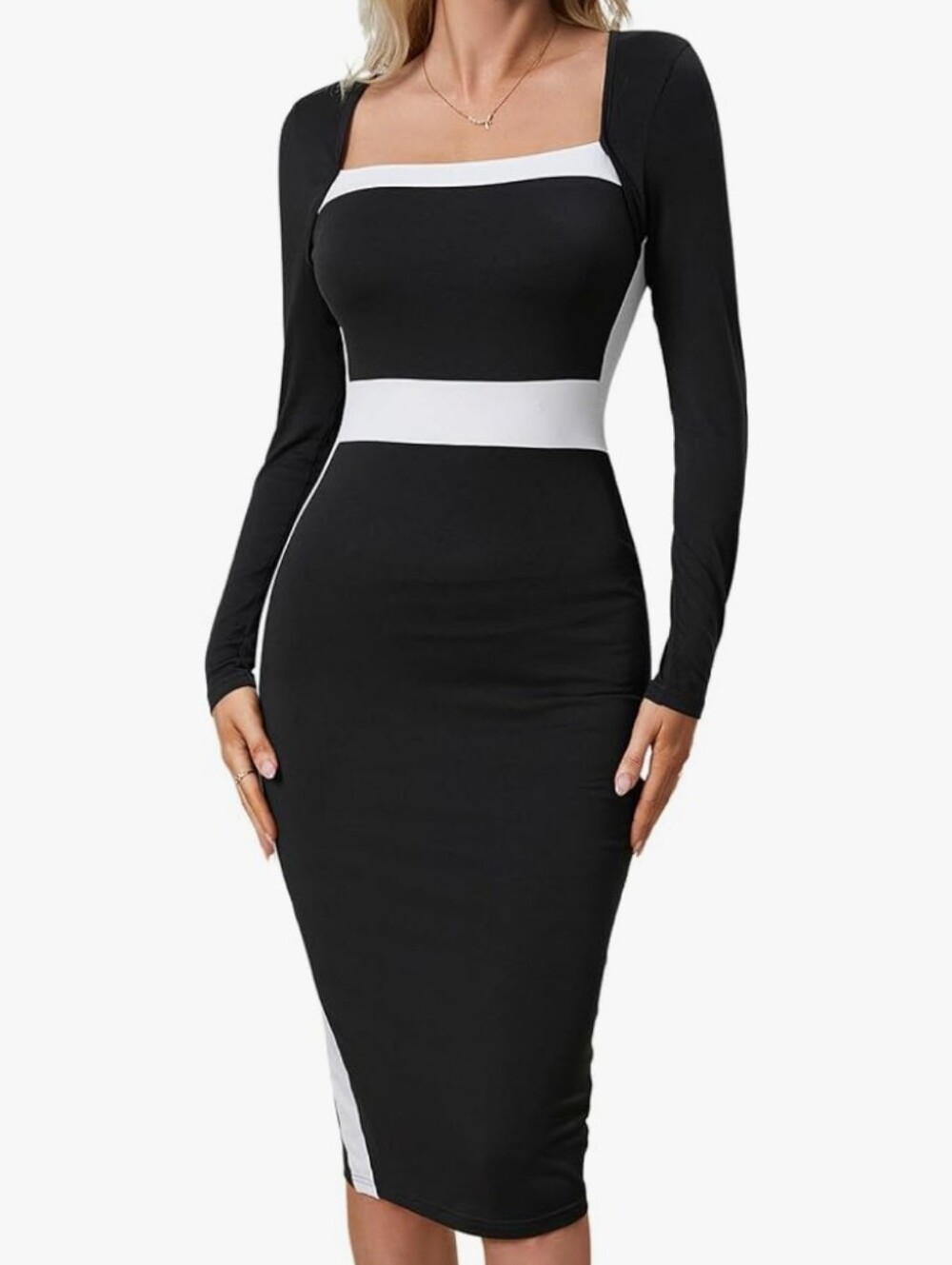 NWOT Bodycon Colorblock Dress